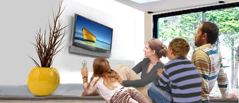 at home