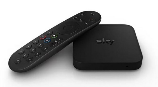 Sky Stream box connected to TV